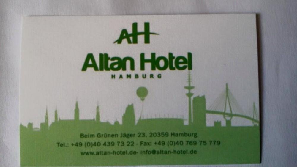 Altan Hotel Αμβούργο Εξωτερικό φωτογραφία